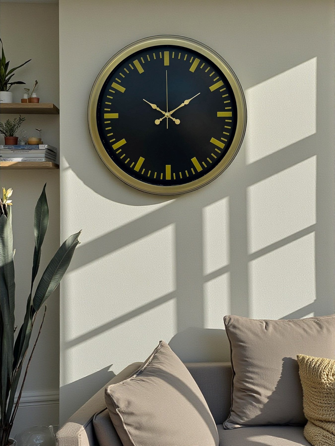 Zentime Vintage 40 Cm Metal Modern Duvar Saati
