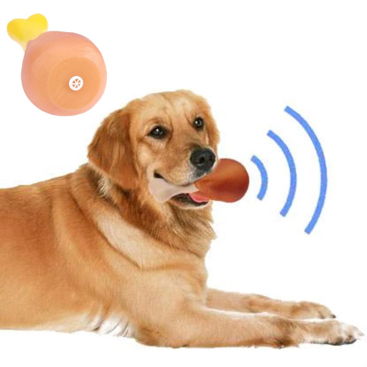 ANKAVERSE Sesli Tavuk Budu Köpek Oyuncağı