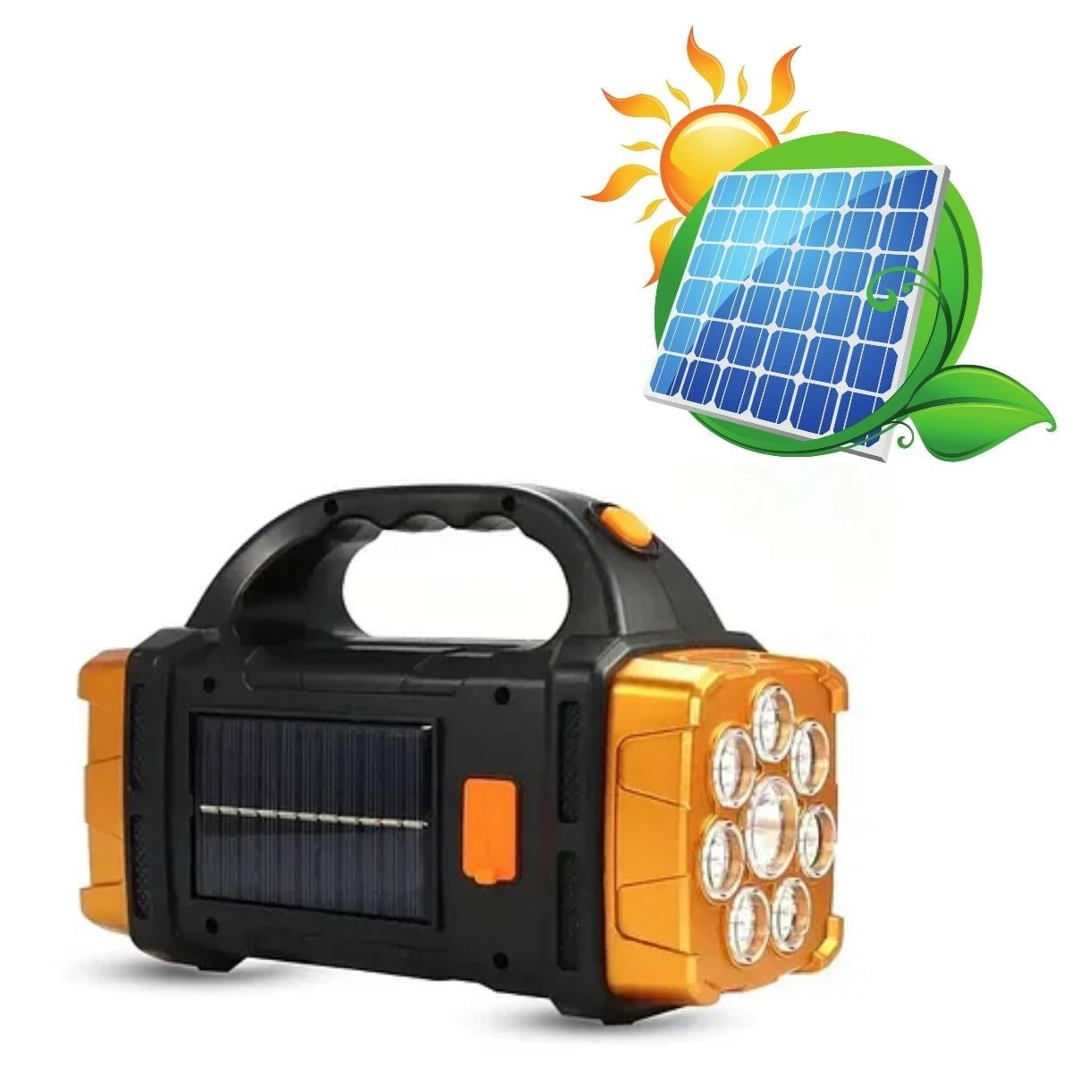 ANKAVERSE® Çok Fonksiyonlu Elde Güneş Enerjili Lamba - 38W