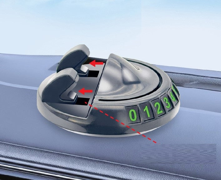 360° Dönebilen Yapışkanlı Numaratörlü Araç Telefon Tutucu (5286)