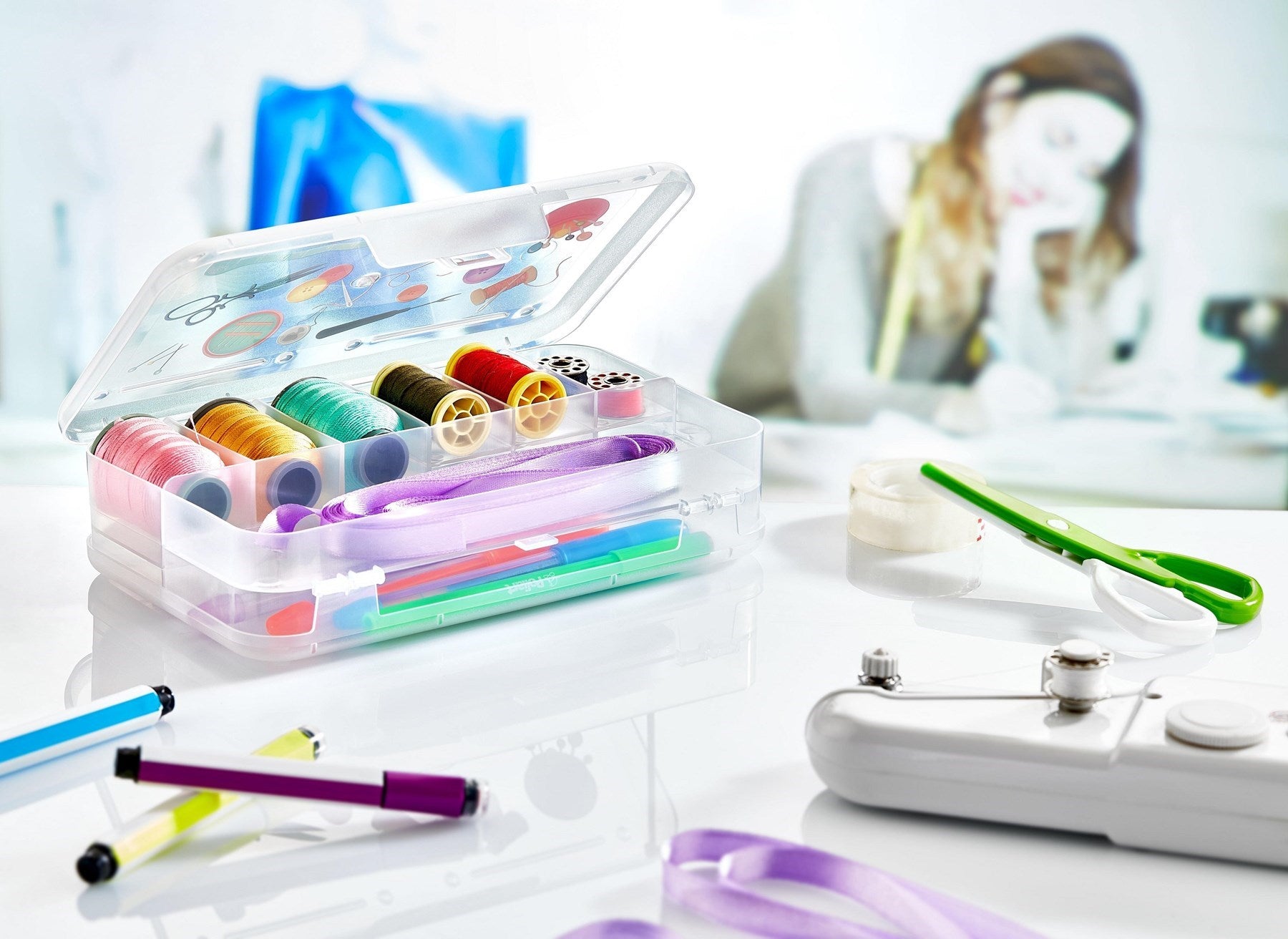 ANKAVERSE® Çift Taraflı Organizer Kutu - Dikiş ve Arduino Malzemeleri İçin