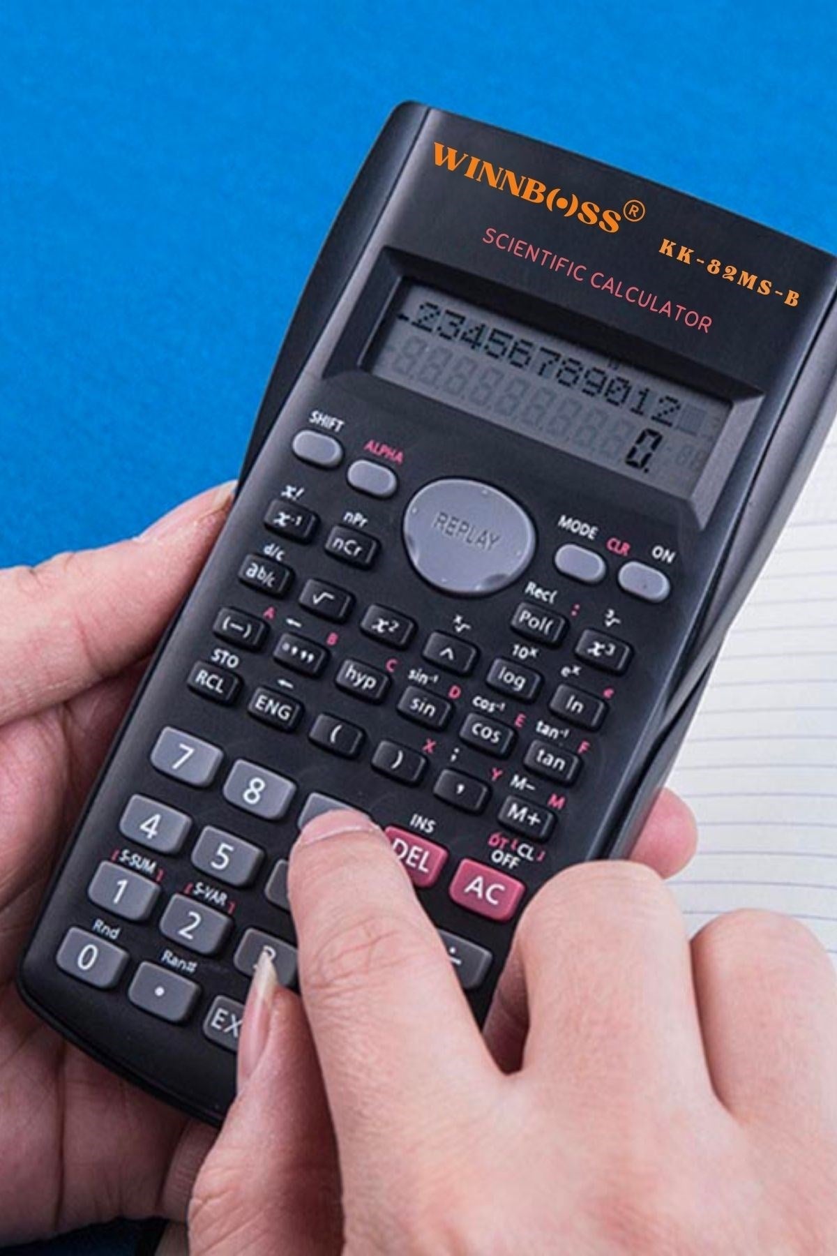 ANKAVERSE® 240 Fonksiyonlu Kapaklı Bilimsel Hesap Makinesi