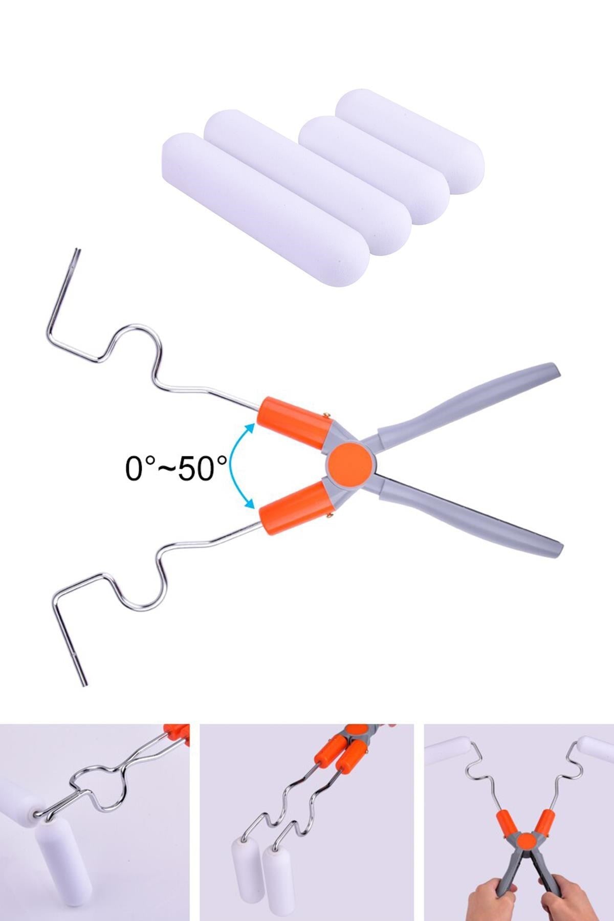 ANKAVERSE® Nano Süngerli Damlatmaz Boya Rulosu - Köşe ve Düz Yüzeyler İçin