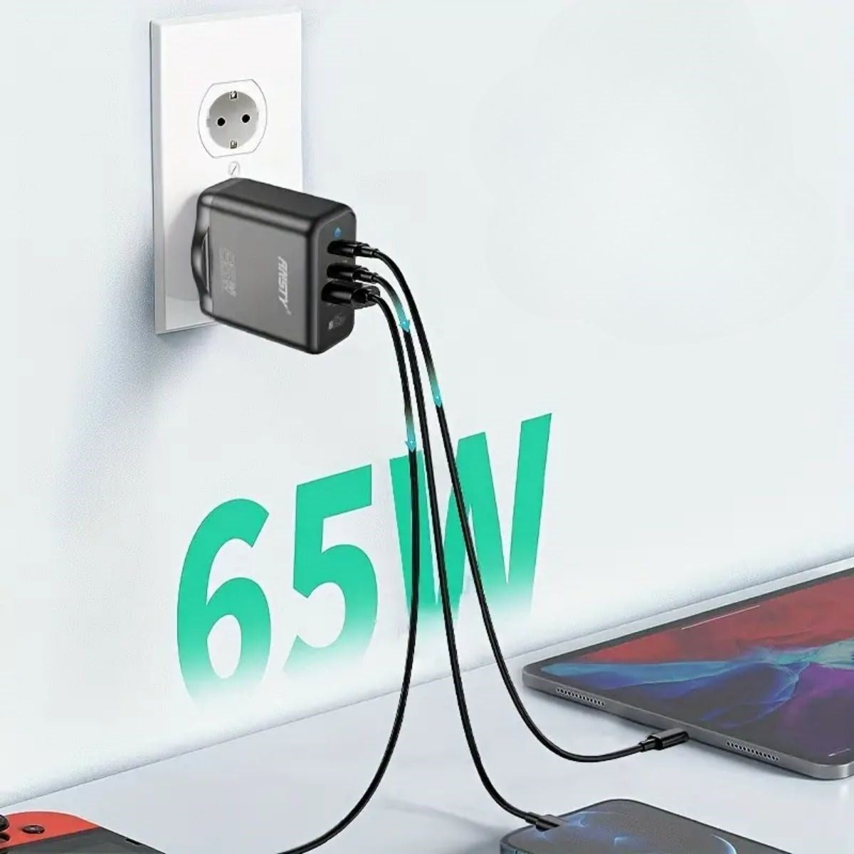 ANKAVERSE® 65W Ultra Hızlı Type-C Şarj Cihazı