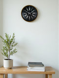 Zentime 36 Cm Kahverengi Dekoratif Duvar Saati