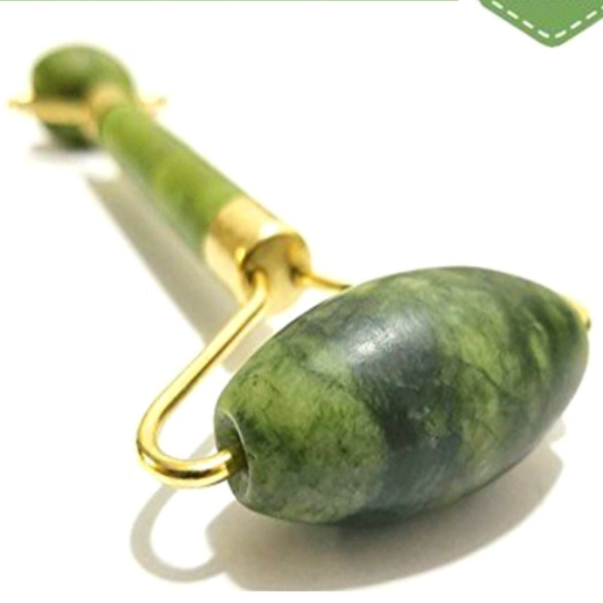 ANKAVERSE® Kırılmaz Çift Taraflı Yeşim Taşı Jade Roller