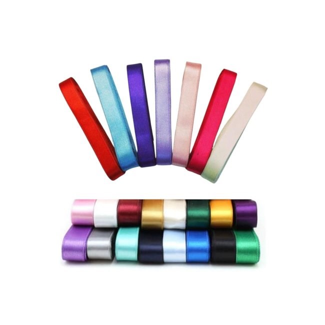 Saten Kurdele 3 cm 10 Metre Lacivert