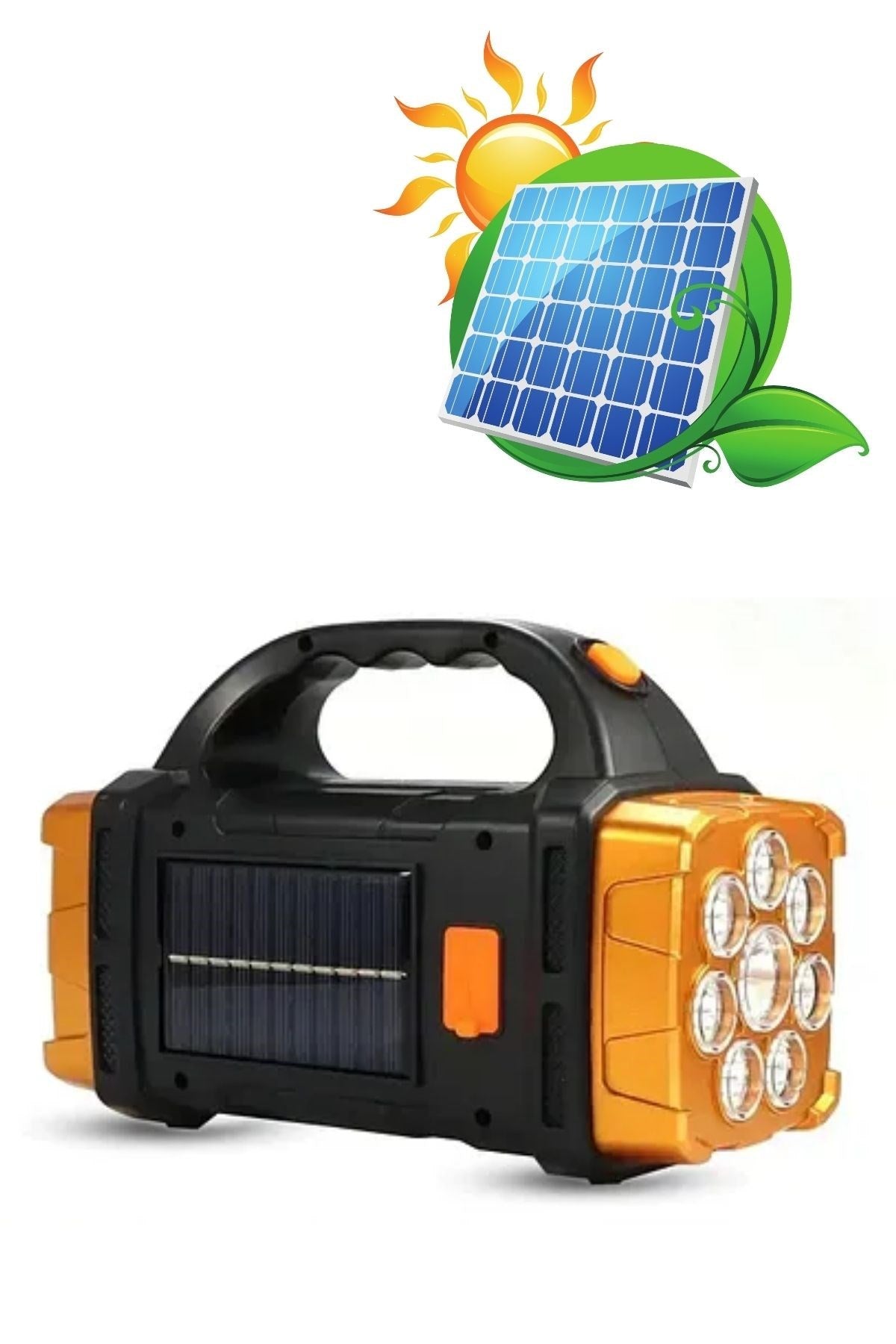 ANKAVERSE® Çok Fonksiyonlu Elde Güneş Enerjili Lamba - 38W