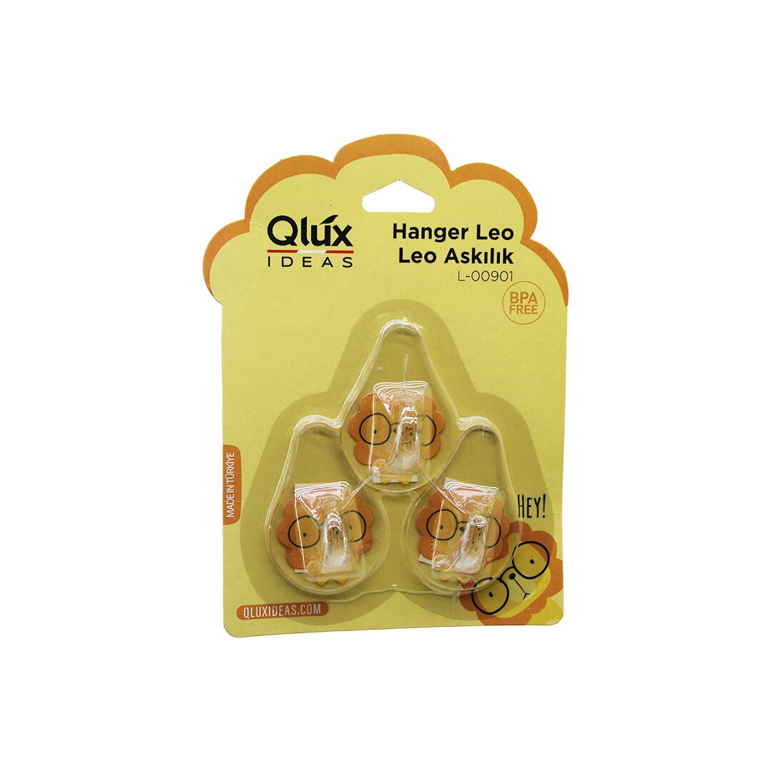 3PCS LEO ASKI ŞEFFAF ASKI YAPIŞKANLI MONTAJ (5286)