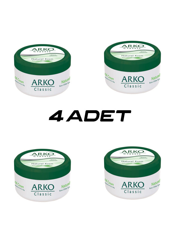 4 ADET ARKO CLASSİC NATUREL EL KREMİ 150ML (5286)