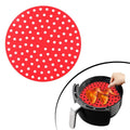ANKAVERSE® Renkli Silikon Airfryer ve Fırın Pişirme Matı - 20 cm