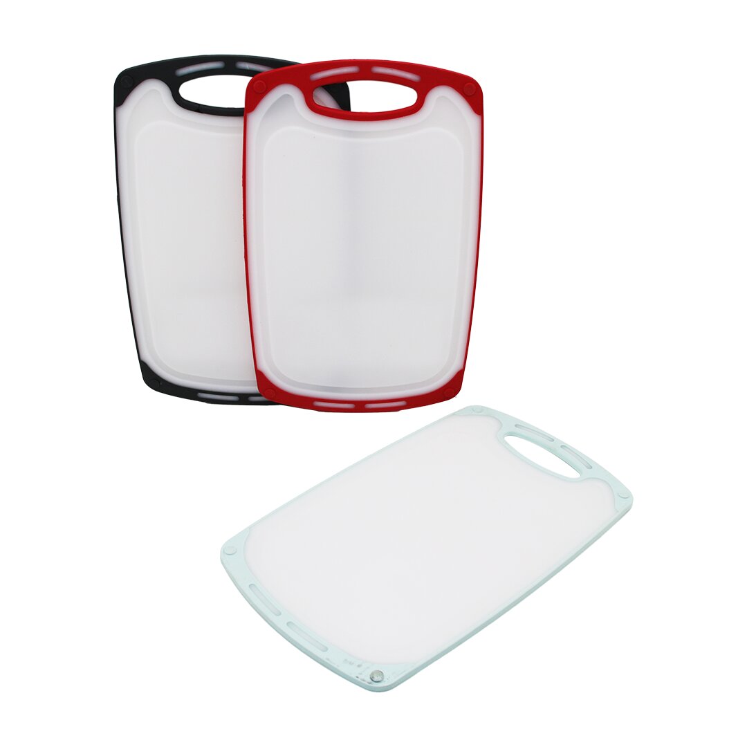 40X24CM BÜYÜK PLASTİK KESİM PANOSU KAYMAZ SİLİKON KENARLIK - 10MM KALINLIK (5286)
