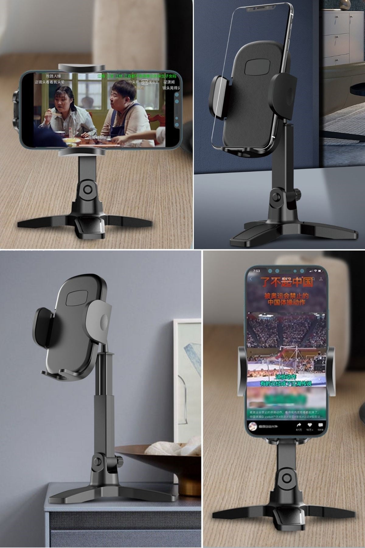 ANKAVERSE® 360° Döner Masaüstü Telefon Tripodu