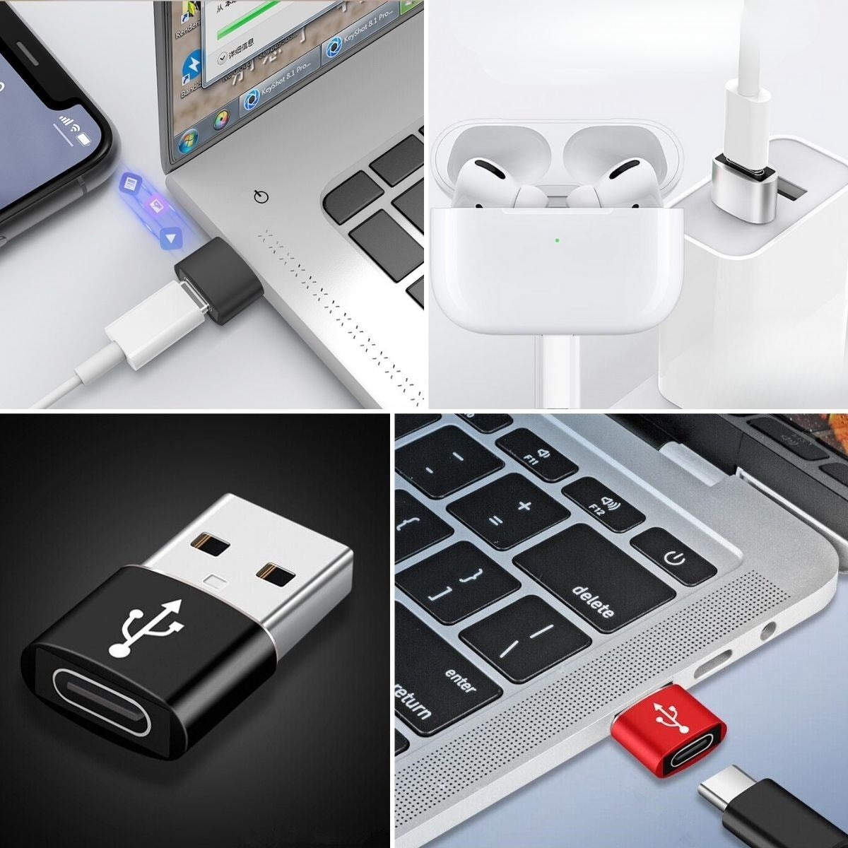 ANKAVERSE® USB'den Type-C'ye Dönüştürücü Adaptör