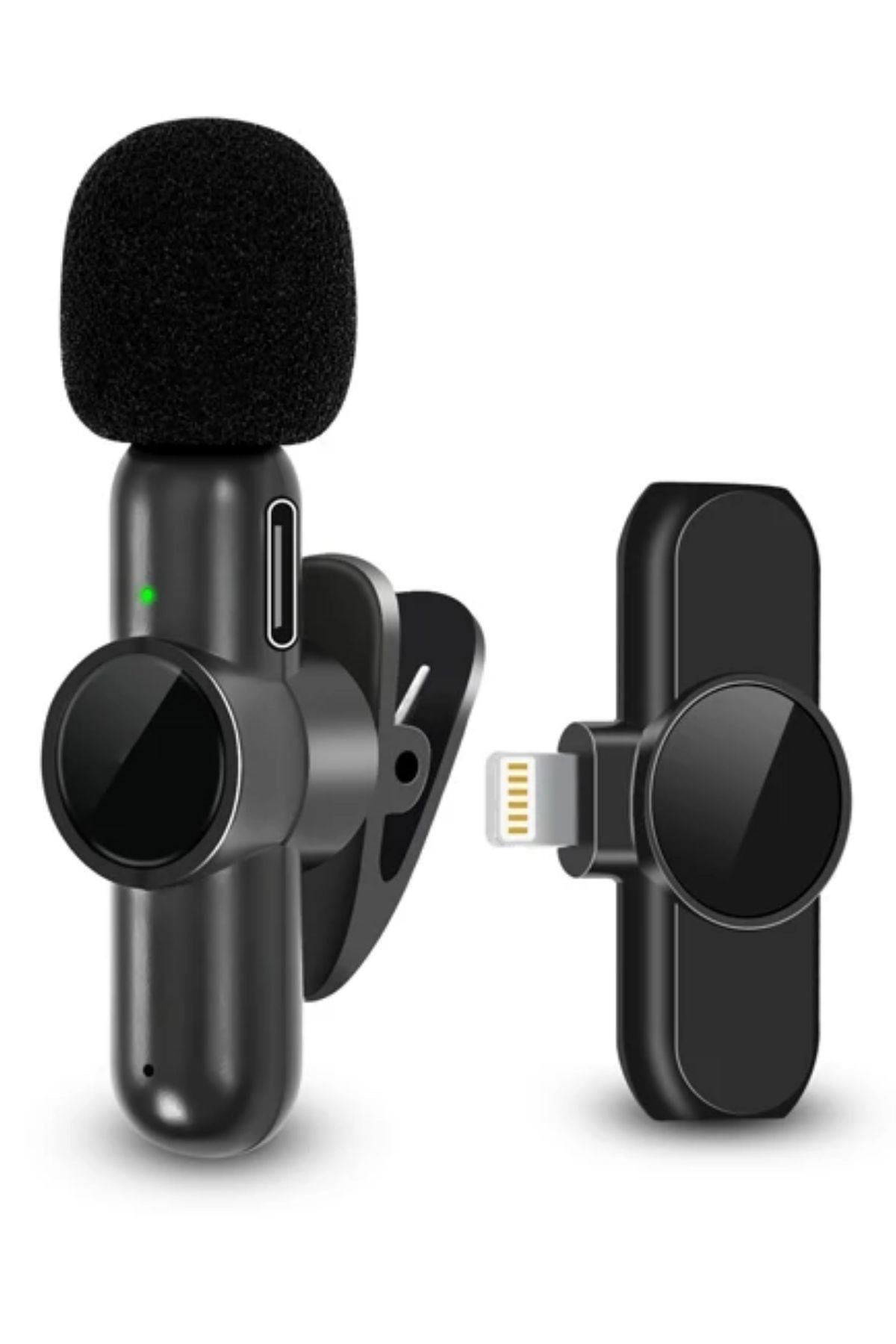 ANKAVERSE® Kablosuz Mini Yaka Mikrofonu - Android ve iPhone Uyumlu