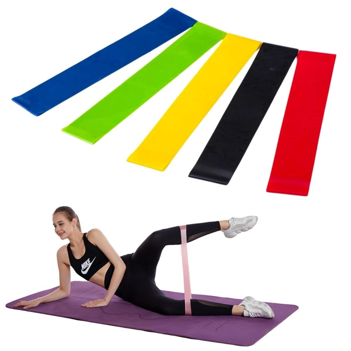 ANKAVERSE® 5'li Direnç Bant Seti - Pilates ve Crossfit İçin