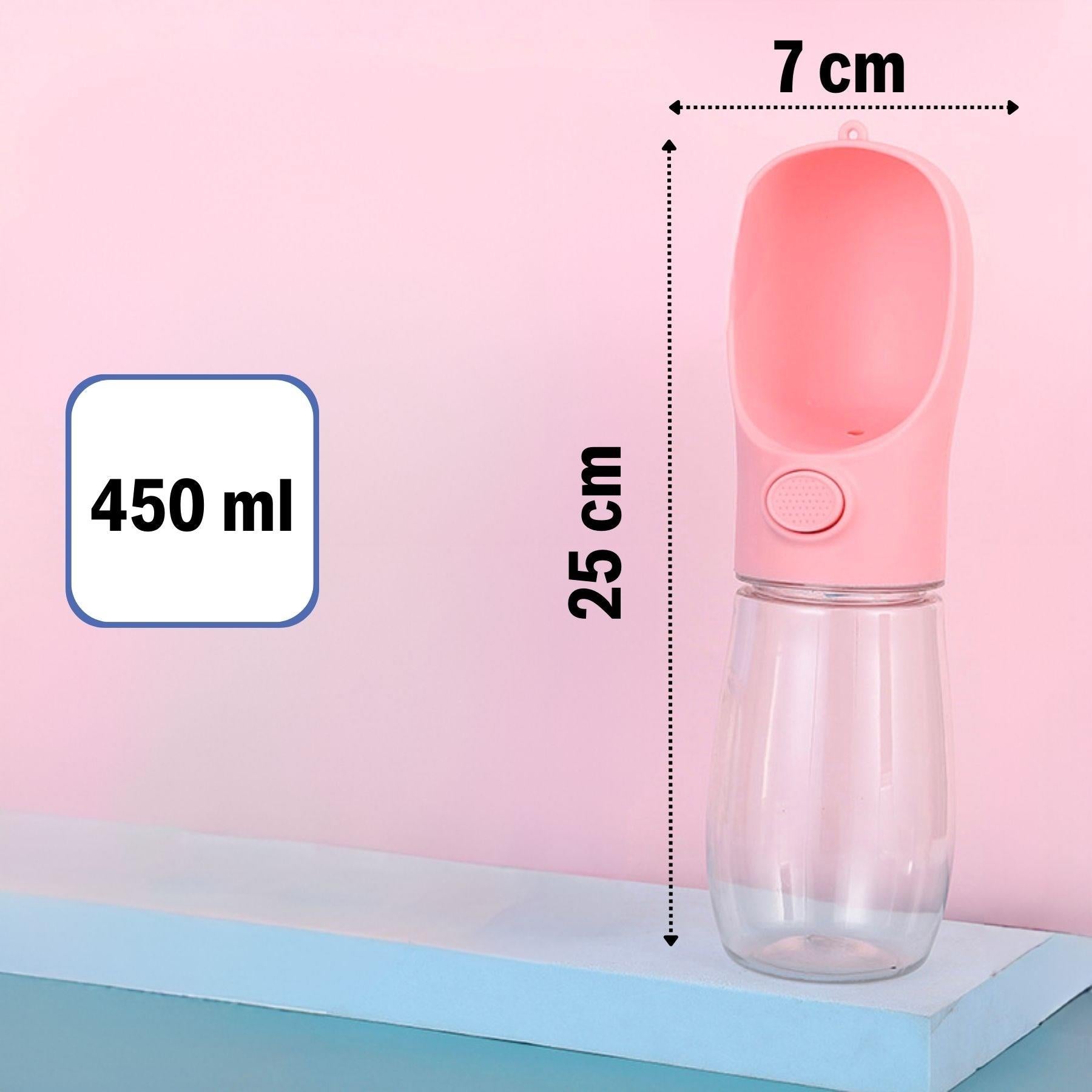 450 ml Taşınabilir Butonlu Evcil Hayvan Suluğu (5286)