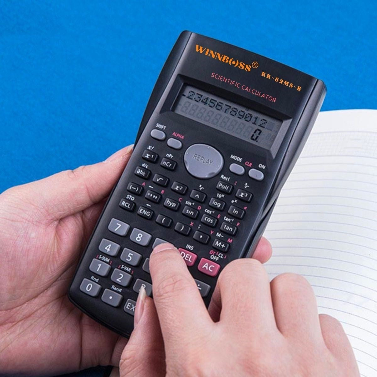 ANKAVERSE® 240 Fonksiyonlu Kapaklı Bilimsel Hesap Makinesi