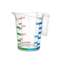 ANKAVERSE® Renkli Dereceli Ölçü Kabı - 1000 ml