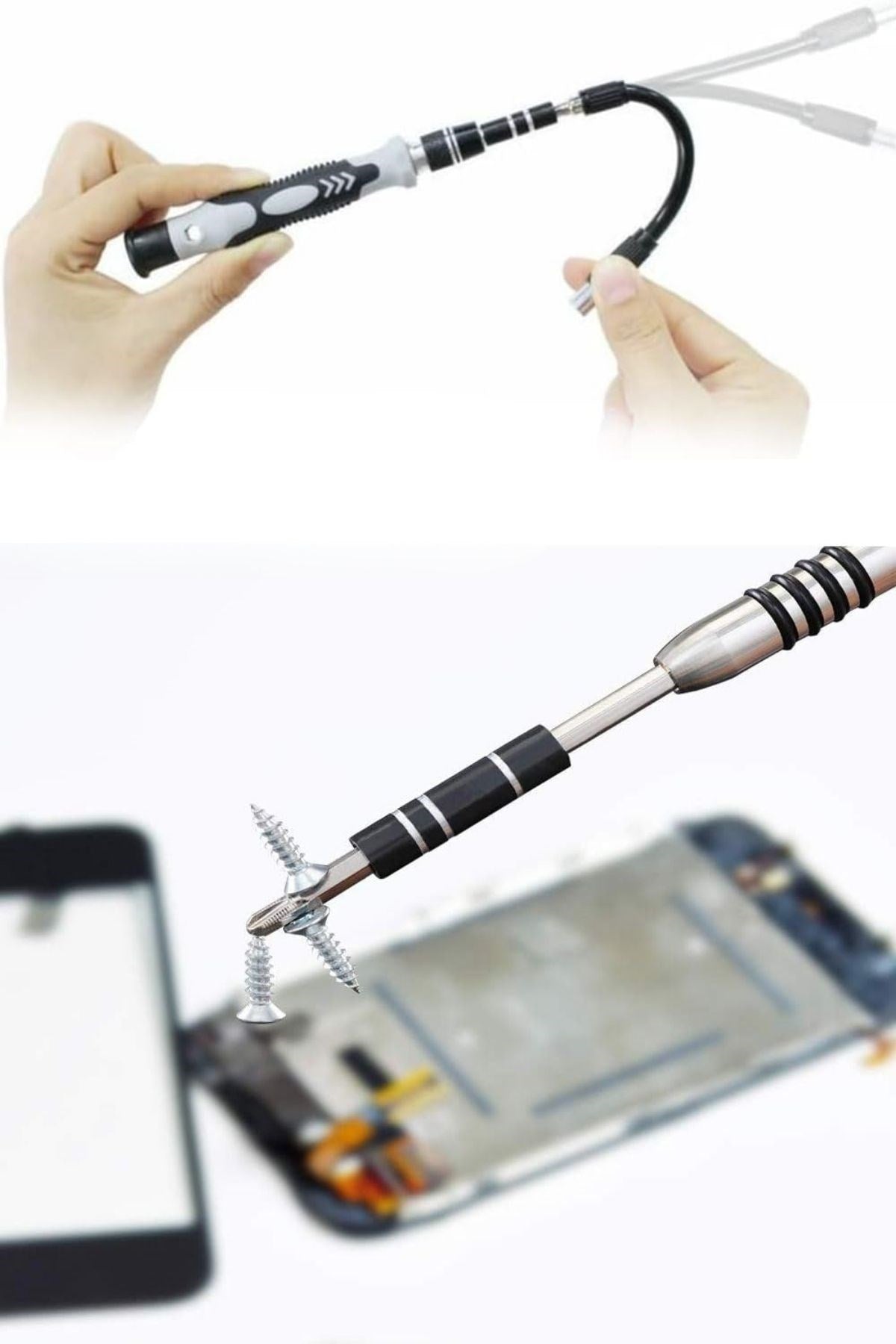 ANKAVERSE® Hassas Tornavida Seti Bilgisayar Pc Telefon Onarım Aracı Seti Manyetik 115 in 1 Tornavida Seti