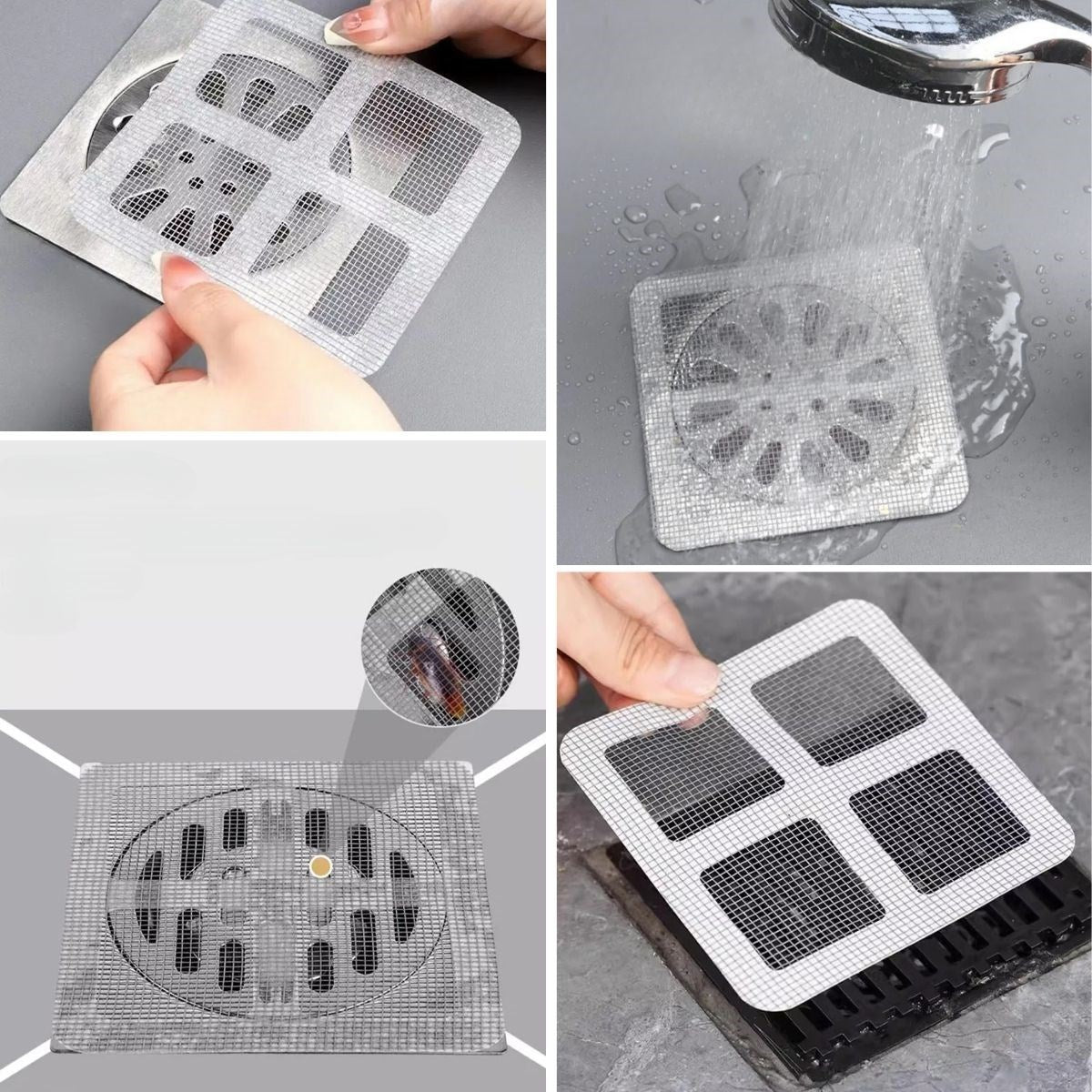 ANKAVERSE® 10'lu Lavabo Koku ve Haşere Önleyici Gider Filtresi