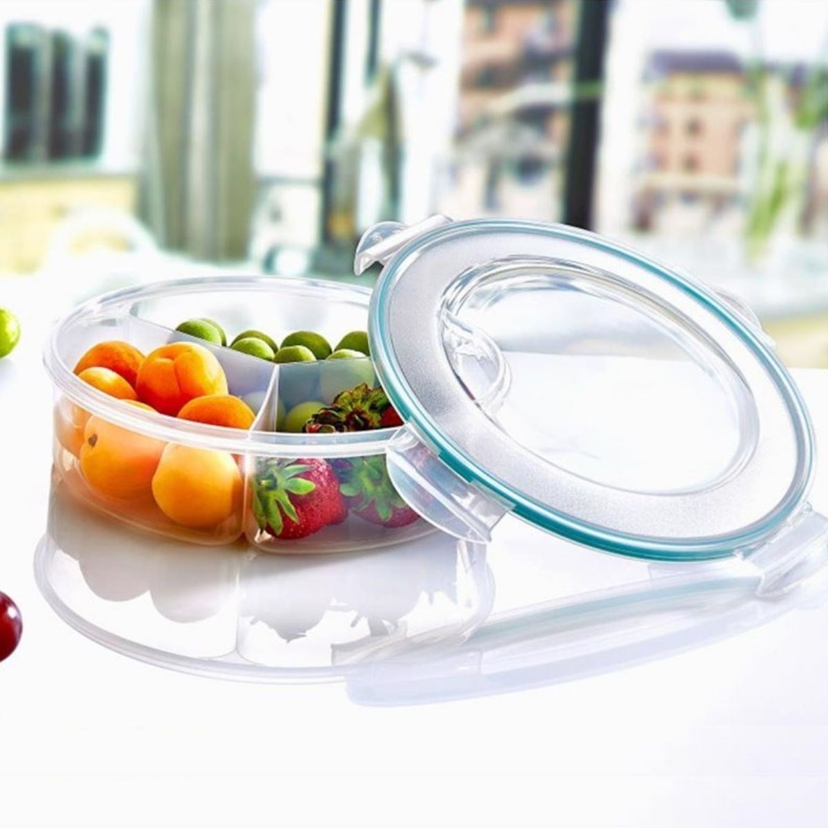 ANKAVERSE® 3-Bölmeli Sızdırmaz Saklama Kabı - 1.35L