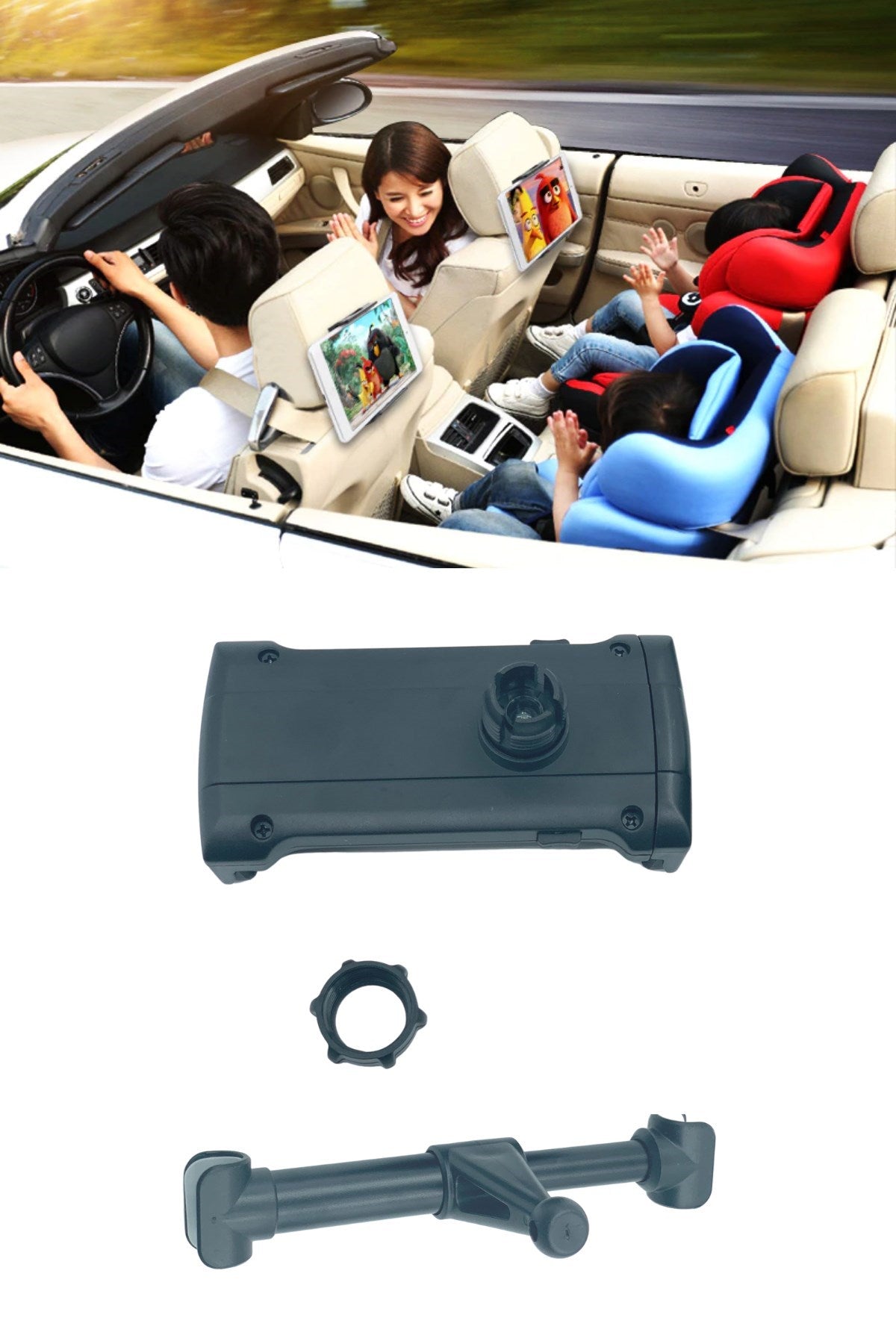 ANKAVERSE® 360° Dönebilen Arka Koltuk Telefon ve Tablet Tutucu