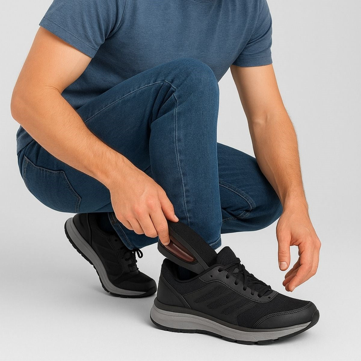 5 cm Boy Uzatıcı Silikon Ortopedik Topuk Tabanlık – Yüksek Konforlu Gizli Yükseltici Ped (Unisex) (5286)