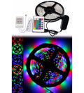 5 Metre Rgb Şerit Led Seti-İç ve Dış Mekan Silikonlu-Tak Çalıştır (5286)