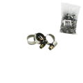 50 ADET 13-19MM METAL HORTUM KELEPÇE TORK AYARLI - AYARLANABİLİR KLİPS (5286)