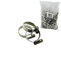 50 ADET 20-32MM METAL HORTUM KELEPÇE TORK AYARLI - AYARLANABİLİR KLİPS (5286)