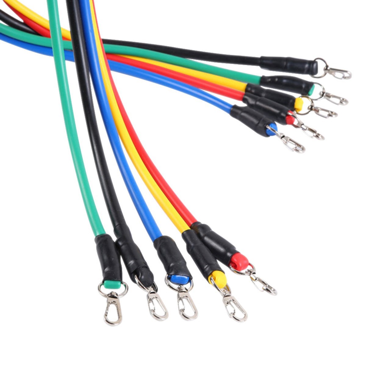ANKAVERSE® 11 Parça Lateks Egzersiz Bandı Çekme Halatı Egzersiz Seti