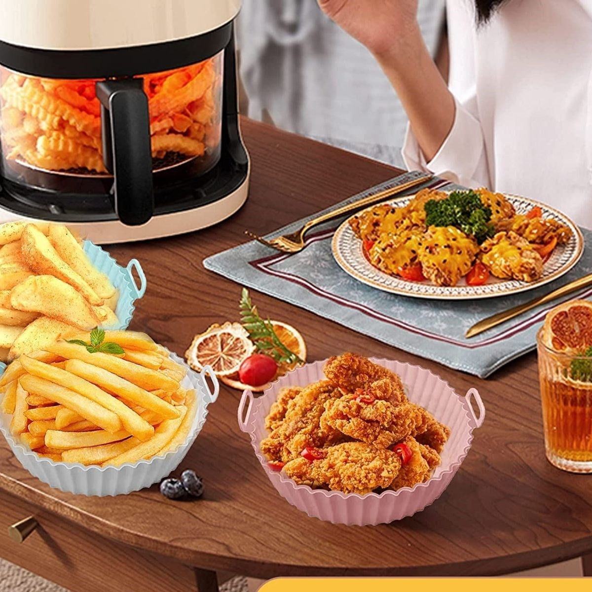 ANKAVERSE® 20 cm Yuvarlak Silikon Pişirme Matı - Isıya Dayanıklı ve Yıkanabilir
