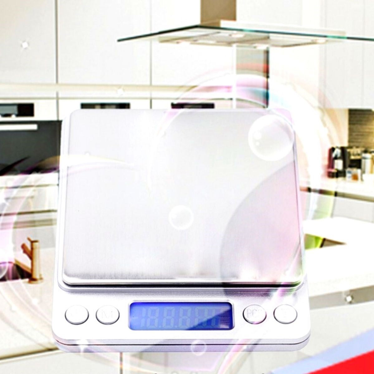 ANKAVERSE® Elektronik 3 kg Kapasiteli Dijital Hassas Kantar Mutfak Tartısı Terazi