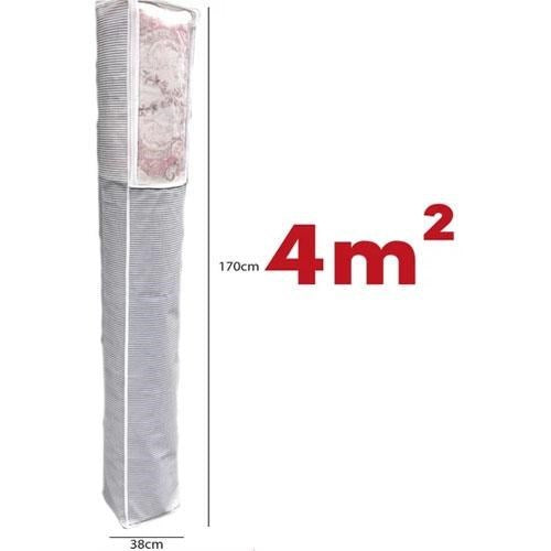 ANKAVERSE® Pencereli Halı Hurcu - Toz Geçirmez ve Dayanıklı Organizer (4m²)