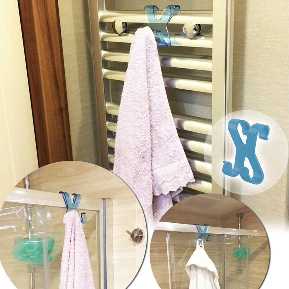 ANKAVERSE® Hang It Pratik 2 Kancalı Havlu Askısı
