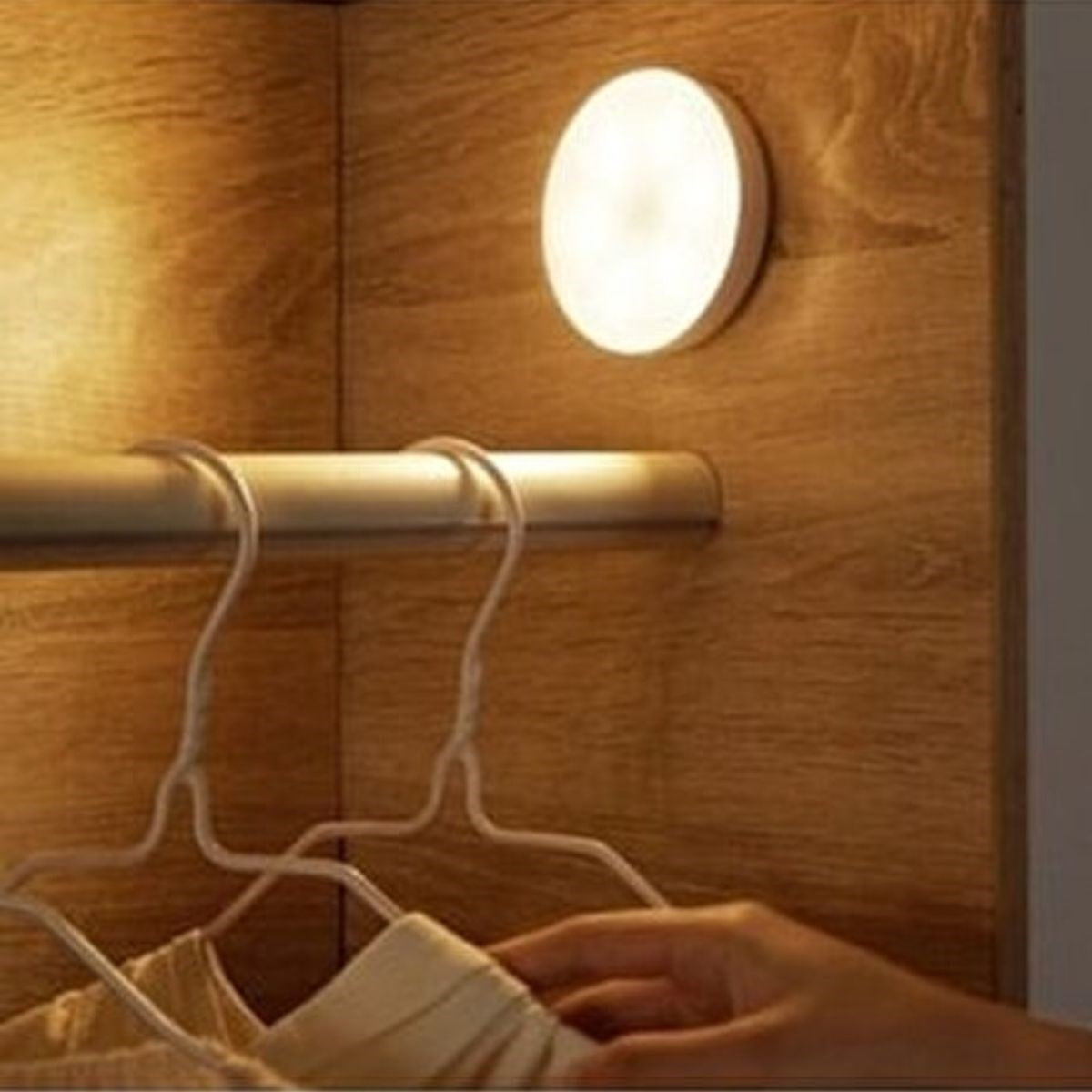 ANKAVERSE® Akıllı Hareket Sensörlü USB Şarjlı LED Spot Lamba - Mıknatıslı, Gün Işığı