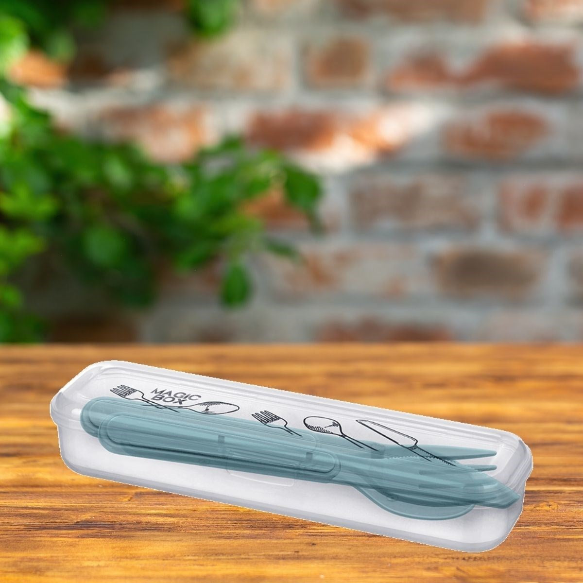 ANKAVERSE® Hijyenik Kutulu Piknik Çatal Kaşık Bıçak Seti