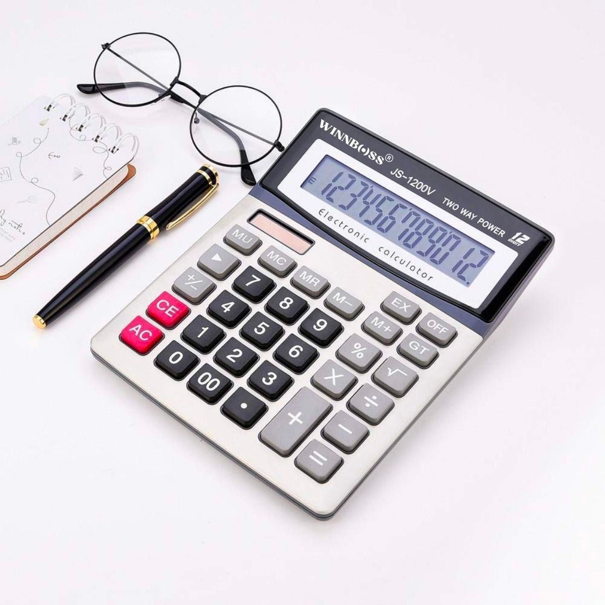 ANKAVERSE® 12 Haneli Büyük Ekranlı Hesap Makinesi
