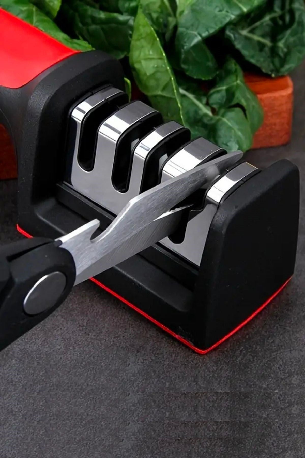 ANKAVERSE®  4 Aşamaları Kaymaz Taban Hızlı Bıçak Makas Bileme Aracı