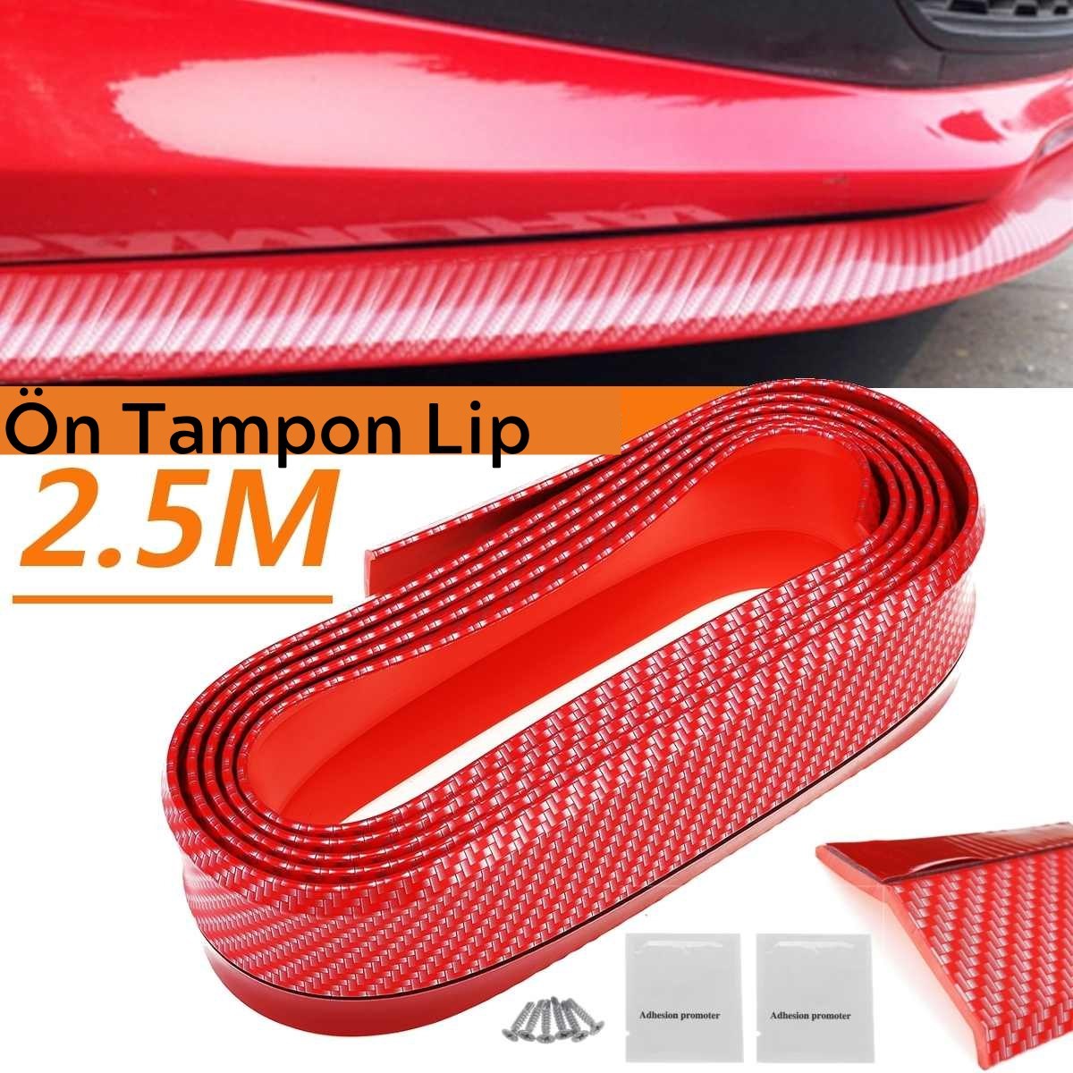 ANKAVERSE® Kırmızı Kauçuk Tampon Koruyucu Şerit - 2.5m