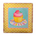 ANKAVERSE® Decotown Cupcake Muffin Ahşap Duvar Panosu 40x40 cm