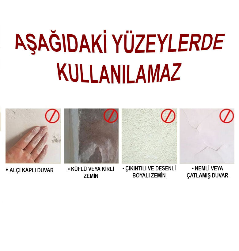 60 Parça Çok Amaçlı Çift Taraflı Bant 1 cm x 4 cm (5286)