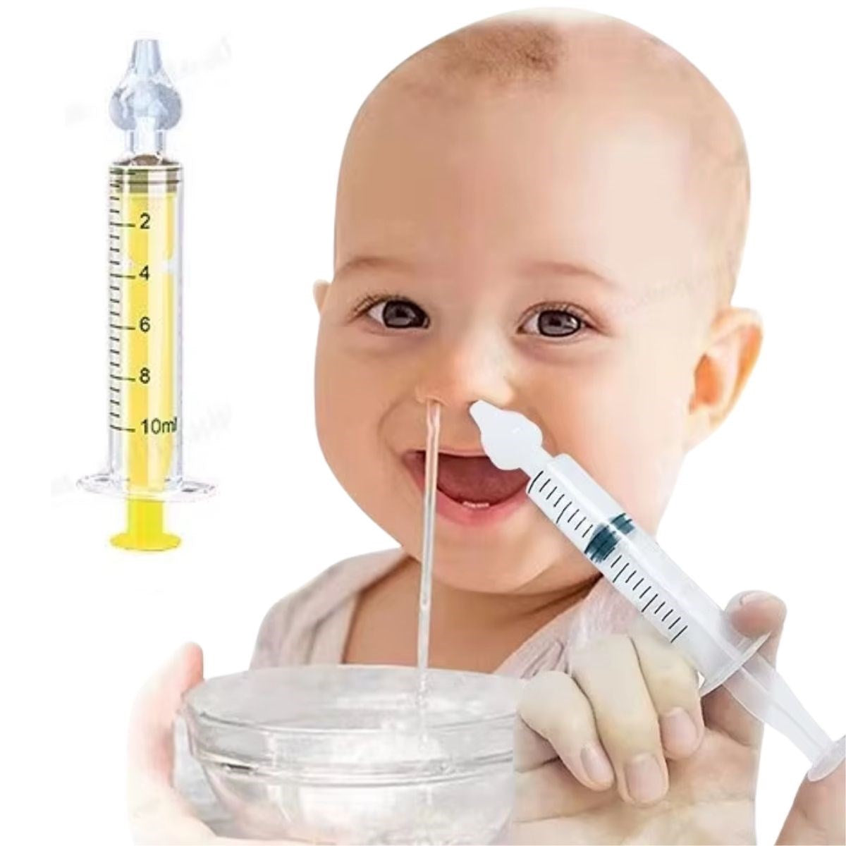 ANKAVERSE® Yeniden Kullanılabilir Burun Temizleyici Şırınga (10ml)