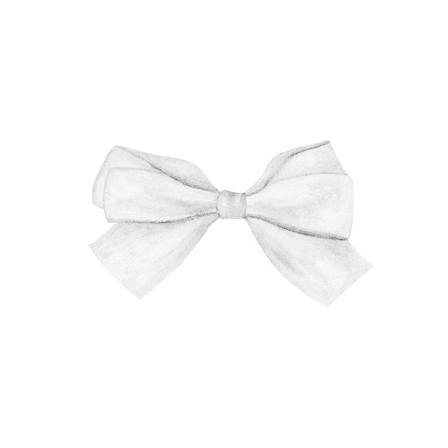 Saten Kurdele 6 cm Beyaz 1 Metre