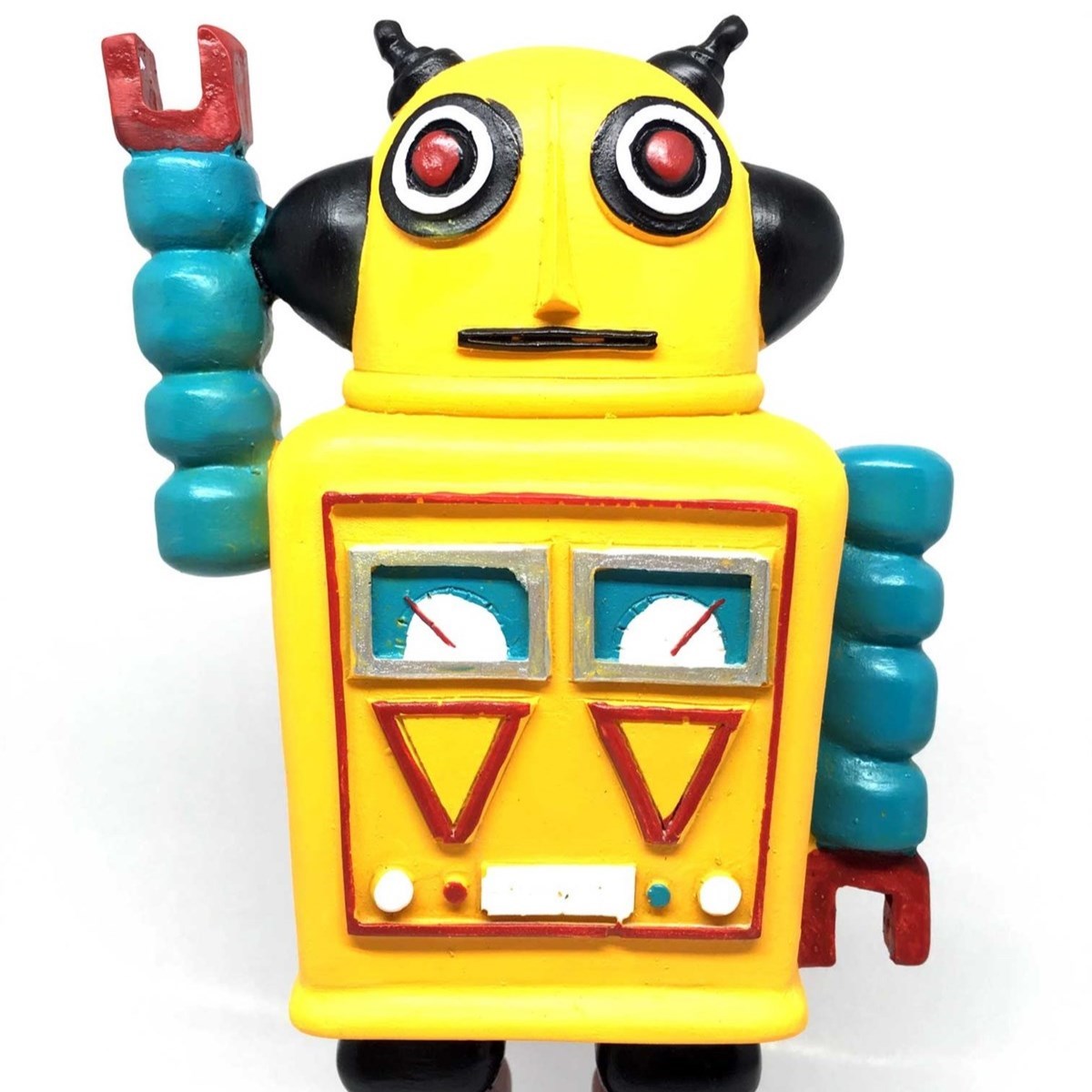 ® Decotown Sevimli Nostaljik Uzaylı Robot Biblo
