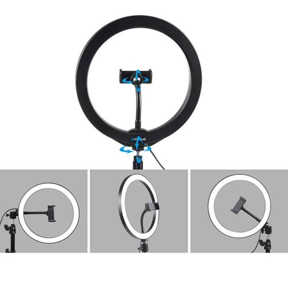 ANKAVERSE® 8inç 20cm Youtube Instagram Tiktok Selfie  Stüdyo Video Fotoğraf Ring Light  Tripod Led Halk