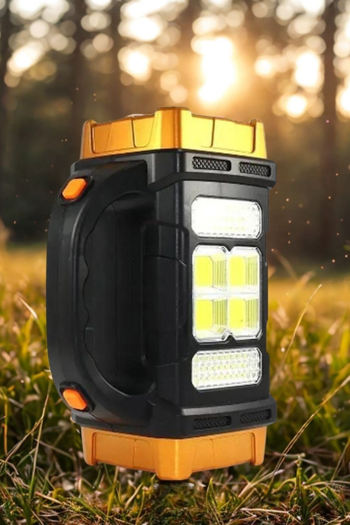 ANKAVERSE® Çok Fonksiyonlu Elde Güneş Enerjili Lamba - 38W