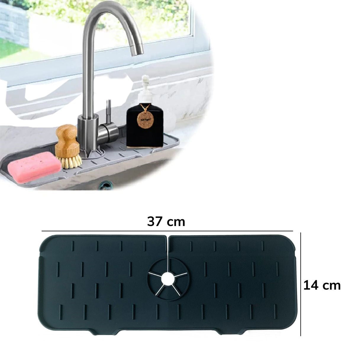 ANKAVERSE® Silikon Musluk Damlama Koruyucu Mat
