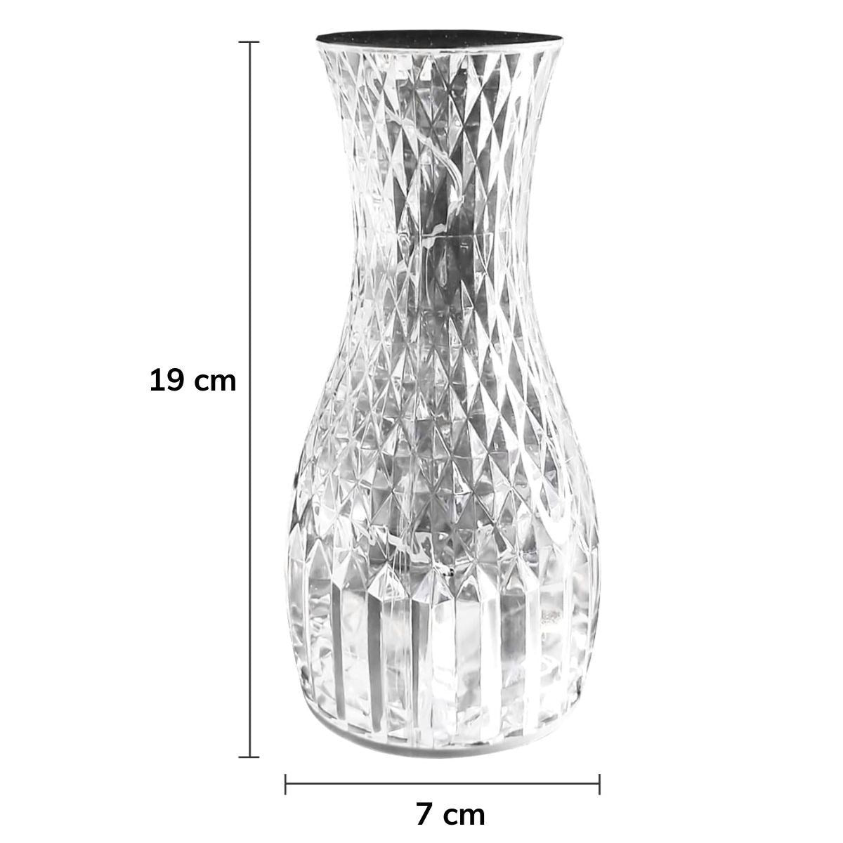 ANKAVERSE® Kristal Sürahi LED Lamba - USB Şarjlı, 16 Işık Modu